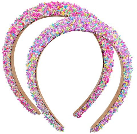 Happyyami 2pièces Bandeaux Larges Rembourrés Pour Femmes Accessoires Pour Cheveux Mignons Et Antidérapants Pour Fêtes De Fin Année