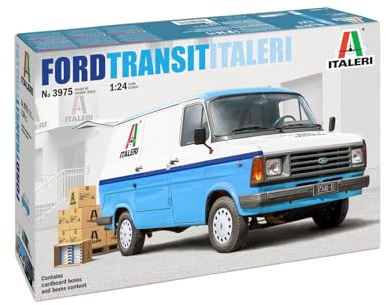 Italeri 3975 Ford Transit Italeri 1:24 Scale Plastic Model Kit/Plastic Model Assembly