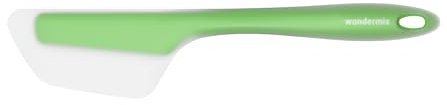 Wundermix - FlexiSpatel® Flexibler Silikon-Spatel (28,5cm) • Spachtel ideal für deine Küchenmaschine • Zum Entleeren des Mixtopfs • Farbe: Grün