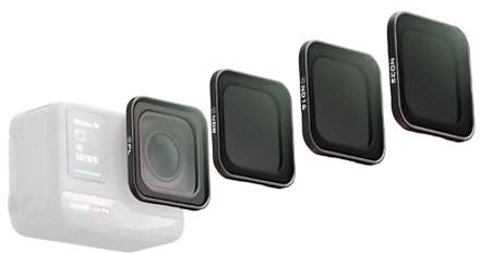 LIFEMOI ND Filters & CPL Polarizer Compatible with Insta360 Ace Pro Accessories Protection Drone Camera Lens,4-Pack (ND16, ND32, UV, CPL-Adjustable