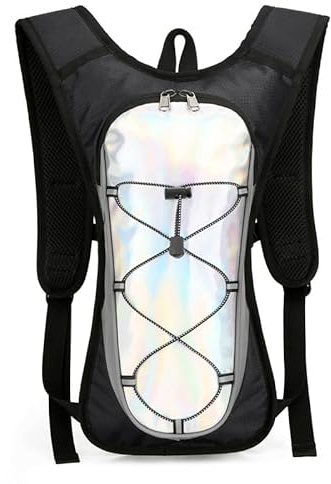 Trinkrucksack mit Thermofach, Hydration Rucksack, Fahrradrucksack Trinkrucksack, Ultraleicht Reflektierender Trinkrucksack, Sportrucksack Wasserdicht, für Draußen Sport, Laufen, Radfahren