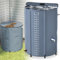 HENGMEI Regentonne 750L Regenwassertank Faltbare Wassertank für Regenfass Regenwassertonne Regenfass Regenwassersammler mit Ablassventil Regentank (Grau)