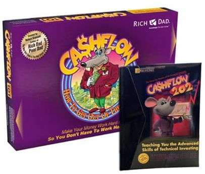 Cashflow 101 & 202 Brettspiel Reicher Vater [Englische Version] Leitfaden für Finanzinvestitionen Erhöhen Sie Ihr passives Einkommen