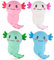 4 Stück Axolotl Spielzeug, Anti Stress Spielzeug für Kinder und Erwachsene, Squishy Salamander Spielzeug, Niedliche Cartoon Axolotl Stress Spielzeuge, Salamander Fidget Toys, Spielzeuggeschenke