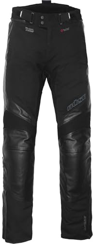 Büse Novaro Impermeabile Moto Pelle-/Pantaloni Tessili, nero, 52