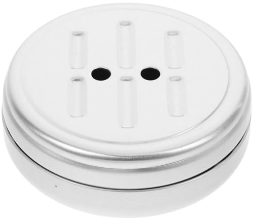 Healifty Tarro De Aluminio Vacío 100 Ml Tapa Hermética para Vela y Cosméticos, Contenedor Redondo Metálico Ligero para Almacenamiento Seguro, Uso Hogar y Manualidades