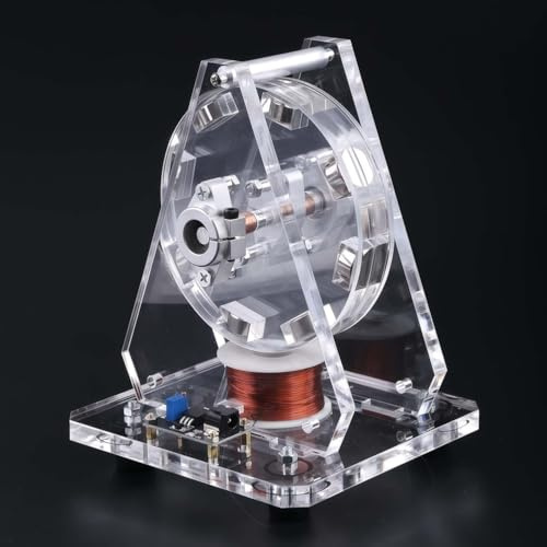 RVUEM Modelo de Motor sin Escobillas con Disco de Seudoperpetuo Movimiento, Alimentación de 24V CC para Experimentos de Campo Magnético y Electromagnéticos, Ayuda Visual para Enseñanza Física