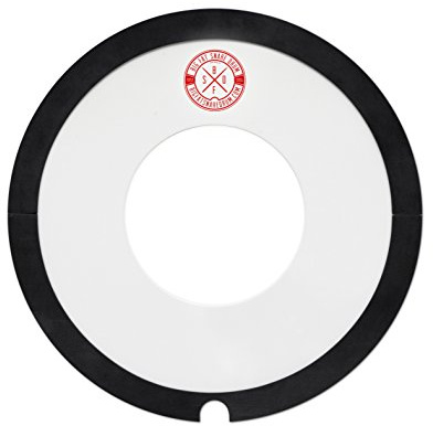 Ahead ABFSD13-DON Donut Big Fat Snare Drum, Black/Clear, 13-Inch