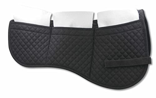 AMKA Sattel Korrektur Pad Sattelkissen 6-1 mit 6 Taschen +18 Pads, Sattelpad zur Sattelanpassung