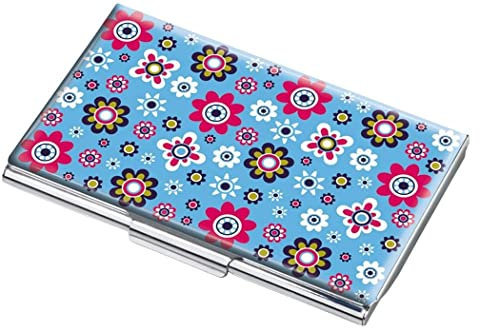 Troika Étui pour cartes de visite Motif fleurs