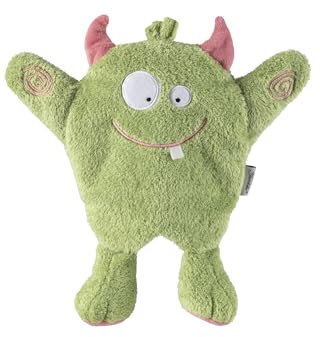 Sterntaler Handpuppe Monster - weiches Kinder Spielzeug zum Puppentheater, Erzählen, Kuscheln & Sprachförderung – perfekter Spielkamerad & Geschenkidee, flauschiges Mini Monster, hellgrün
