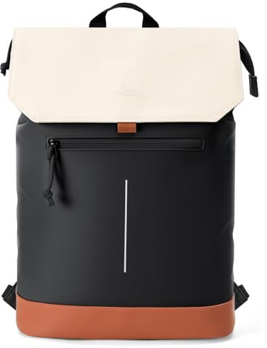 Lekespring Laptop Backpack-Waterproof Rucksack Bag for Women Men, School Bag for Students, Work Backpack, Brown