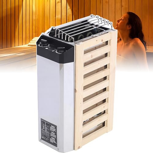 Calentador De Sauna Eléctrico De 3kw/3,6kw - Temporizador: 0-180 Min, Calentador De Sauna Seco Y Húmedo Eléctrico, Calentador De Estufa De Sauna, Para Baño De Ducha De Spa,3.6KW-Incontrol