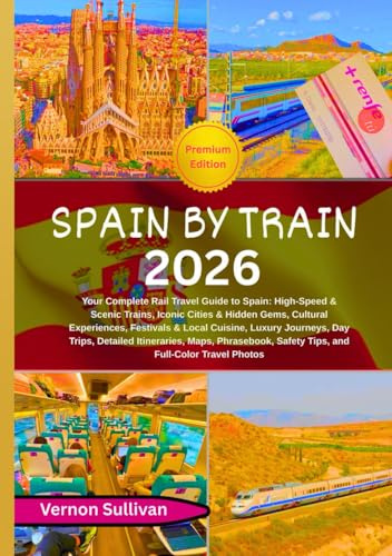 Spain by Train 2026: Your Complete Rail Travel Guide to Spain: High-Speed & Scenic Trains, Iconic Cities & Hidden Gems, Cultural Experiences,Festivals & Local Cuisine, Luxury Journeys, Day Trips, Det