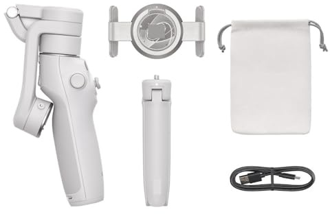 Parts For DJI for Osmo Mobile 6 Platinum Gray ActiveTrack 5.0 Built-In for Rod for OM handheld gimbal(OM 6 Platinum Gray)