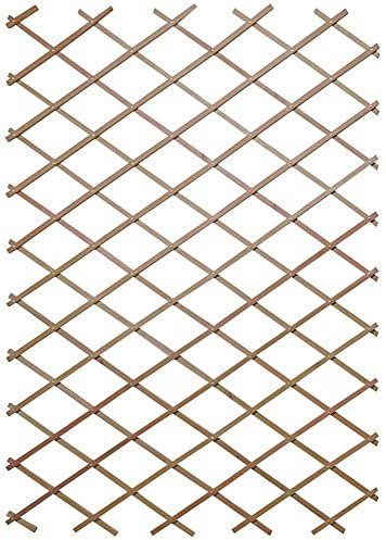 Gardman Treillis de Jardin riveté Marron Clair 1,8 x 1,2 m