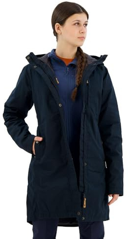 Fjällräven Damen Kiruna Padded Parka, Blau (Dark Navy 555), X-Small