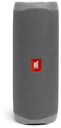 JBL Flip 5 – Enceinte Bluetooth portable robuste – Conception étanche pour piscine & plage – 12 heures d'autonomie – Son unique de JBL – Gris