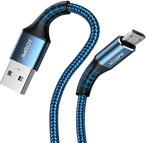 Câble Micro USB Tressé 1 m - Câble de Charge Rapide Android Compatible Avec Samsung S7/S6/S5, HTC, Huawei, Sony, Nexus, Tablette, PS4 et Plus