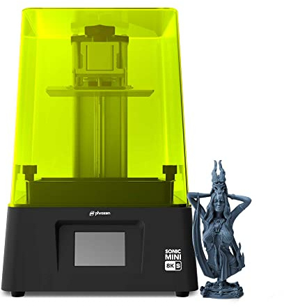 Phrozen Sonic Mini 8K S Imprimante 3D en Résine | Haute Précision 8K Monochrome 7,1 Pouces Écran LCD | 405nm UV Photopolymérisation en Résine | Grande Taille d'impression 165x72x170 mm