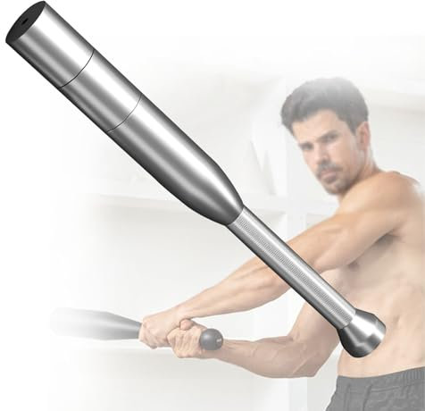 SACLMD Verstellbare Indian Club Bell,Club Exercise Workout Bars,Steel Club Training Trainingsgeräte für Ganzkörpertraining,4-8kg