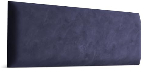 Muralo - Samt Wandkissen Stoff Polster-Paneel für Schlafzimmer Wohnzimmer Bett Wandpolster Bettkopfteil Lendekissen Modern Luxus Gepolstert Magic Velvet (Lavendelfarbe, 90 cm x 30 cm)