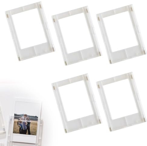 SULIUDAJI 5 Piezas Marco Digital de Fotos Magnético para Refrigerador Portafotos 8.8x6.3 cm Marcos de Fotos Collage para Nevera y Superficies de Metal