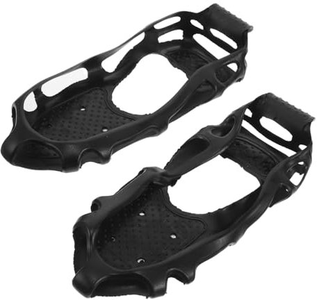 JOINPAYA Crampones Antideslizantes para Botas y Zapatos Tracción para Caminar para Pesca Hielo Senderismo y Escalada Material Tep Diseño De Dientes para Agarre Seguro Nieve Hielo