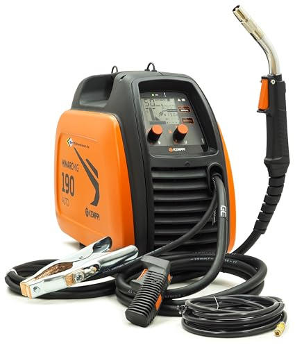 Kemppi MinarcMIG 190 Auto - Inverter Saldatrice MIG MAG Saldatrice Gas Protezione: Portatile e Preciso per Inserti Mobile - 190A