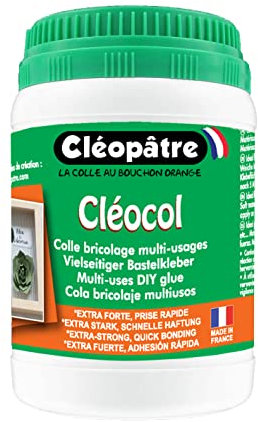 Cléopâtre - LCC2-250 - Cléocol - Pot de Colle blanche multi-usage - 250 g