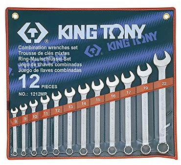 KING TONY 1212MR Trousse de Clés Mixtes Métriques, Set de 12