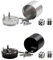 BestSaller SUPER SIX Würfelspiel Aluminum, Farbe:schwarz & Silber