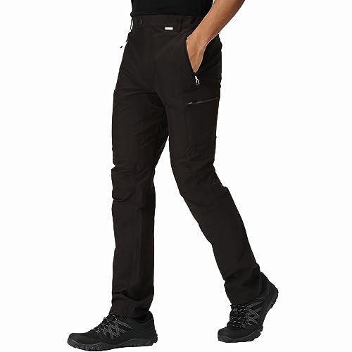 Regatta Highton Pantalon Homme Noir FR : L (Taille Fabricant : 36)