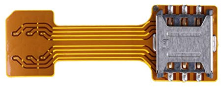 VAILANG Hybrid Doble Tarjeta SIM Doble Adaptador Micro SD para Phone Extender Nano Mic 1