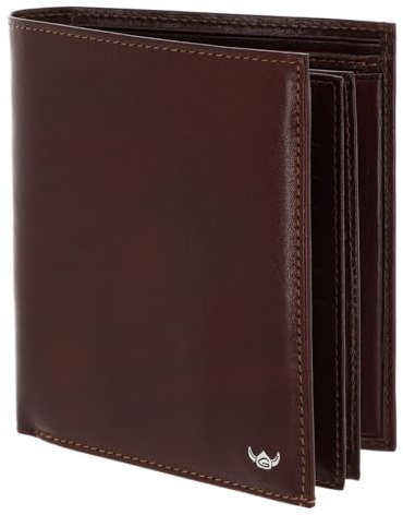 Golden Head Leder Geldbörse Colorado RFID Protect Kombischeintasche 1231 Tabacco braun