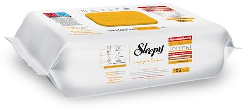 Sleepy Feuchttücher Easy Clean - 100 Tücher Gelb - Reinigungstücher mit Arabischer Schmierseife - Arap Sabun