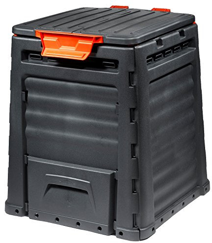 Keter - Compostador ECO, con capacidad de 320 L, Color gris oscuro
