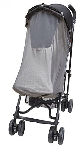 Skip Hop Stroll and Go Sun and Sleep Shade Stroller Cover, Silver