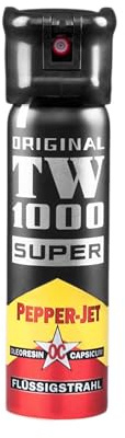 TW1000 Unisex – Erwachsene Pfefferspray, transparent, 139mm