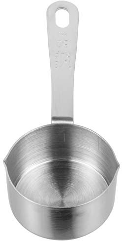 UPKOCH Mini Stieltopf Stielkasserolle 10cm Induktion -Kochtopf Saucentopf Mini-Kochtopf Mit Ausguss Für Küche Buttererwärmung Milcherwärmung 80Ml Klein 12cm Butter Schmelztopf