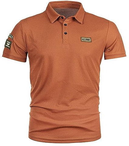 kewing T Shirts pour Hommes Manches Courtes,Polos pour Hommes,Chemises pour Hommes Respirantes de Mode Estivale,2023 Nouveau Polo à Revers pour Hommes de Couleur Unie