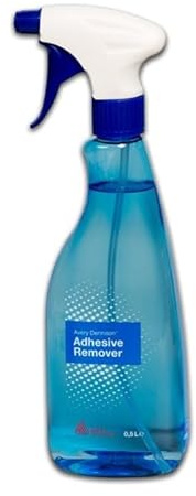 KaRoFoilFIX Removedor adhesivo con cabezal pulverizador, eliminador de residuos de pegamento, elimina el pegamento y los restos de pegamento (500 ml)