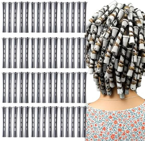 Bigodini per Perm | 60 Pezzi Bigodini Per Styling Permanente - Stilizzazione Manuale Donna Ricciarricci Attrezzi Per Casa Salone Accademia Parrucchiere