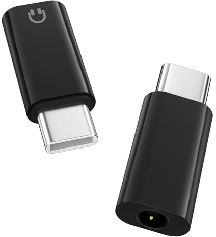 MoKo USB C auf 3,5mm Audio Kopfhörer Adapter, Type C auf Klinke Aux Dongle
