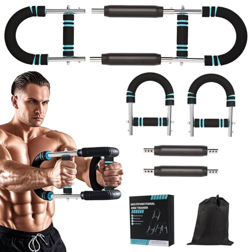 Gecool Twister Arm Trainer - Adjustable Chest Expander,Portable Wrist & Forearm Trainer for Home Gym, Rehabilitation, Strength Training(30-60Lb）