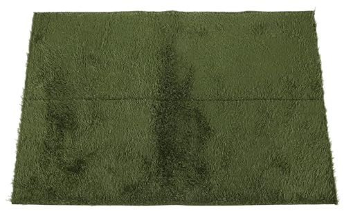 jojofuny Tapis pour Reptiles Imitation Gazon Mousse Naturel Respirant 60x40 Cm Substrat Solide Terrarium Humidification Tortues Amphibiens