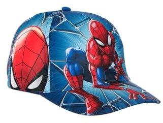 Marvel Spider-Man Gorro para Niños, Diseño Clasico Gorra de Beisbol Gorra de Verano Infantil, Regalo Niños