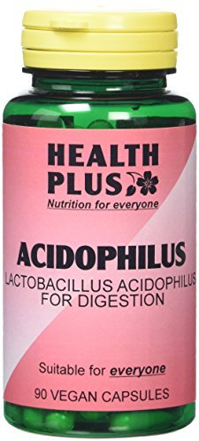Health Plus Acidophilus Probiotic Digestive Health Supplement - 90 Capsules