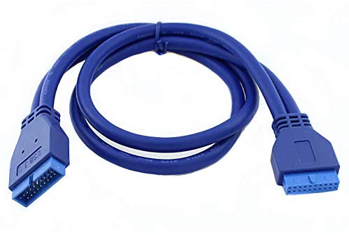 ISTARCOMPUTER Cavo di prolunga interna 19 Pin USB 3.0 maschio a femmina scheda madre