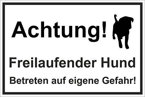 Melis Folienwerkstatt 20 VAR S00017-013-A - Cartel de advertencia (60 x 40 cm, aluminio compuesto de 3 mm)